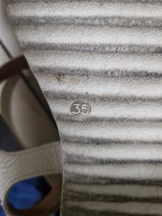 Sandalias niña blancas talla 35