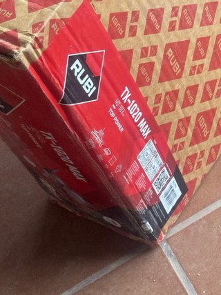 Cortadora de azulejos RUBI TX-1020 MAX — NUEVA