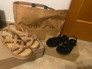 Pack 2 Sandalias Unisa Talla 39