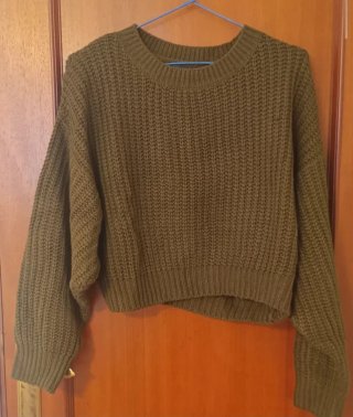 Jersey Verde Oliva de Punto