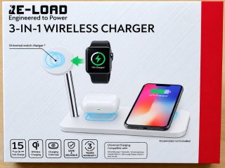 Cargador Inalámbrico 3 en 1 ZE-LOAD Carga Rápida