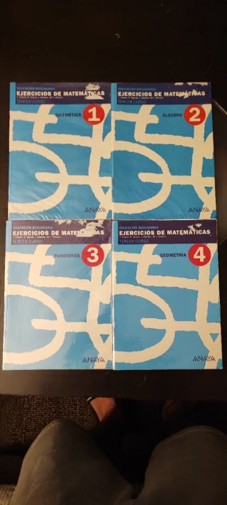 Cuadernos de ejercicios de matemáticas 3° ESO