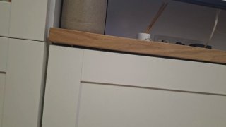 Panel superior para TV chapa roble 180 cm (Besta)