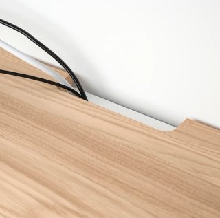 Panel superior para TV chapa roble 180 cm (Besta)