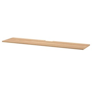 Panel superior para TV chapa roble 180 cm (Besta)