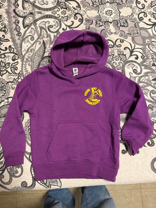 Sudadera peña las migas niño talla 5/6 años