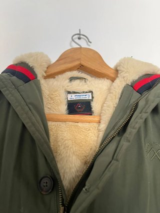 Parka Verde con Forro Interior Talla 9 Mayoral