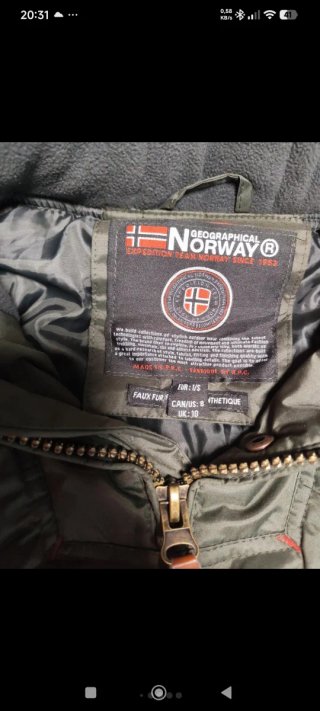 Chaqueta de invierno Geographical Norway