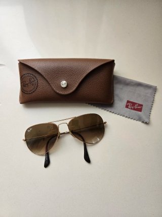Gafas de sol Ray-Ban Aviator Marrón Dorado