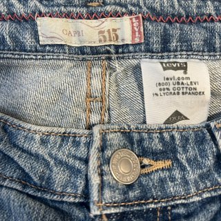 Pantalón Pirata Levi's 515 Capri Y2K