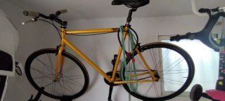 Bicicleta Fixie Amarilla