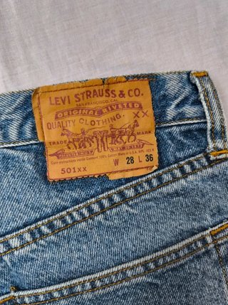 Levi's 501xx Vaqueros Vintage Años 80 USA W26