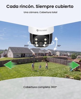 Cámara Vigilancia Solar Exterior WiFi 4MP
