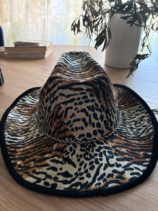 Sombrero Vaquero Estampado Animal