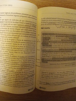 Noesi Filosofía Bachillerato. Catalán