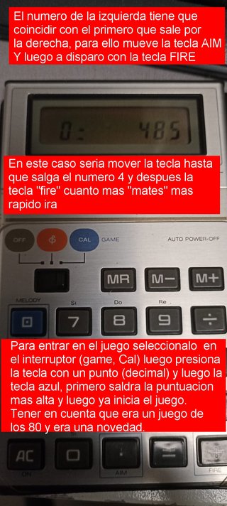 Calculadora Casio MG-880 Vintage con Funda