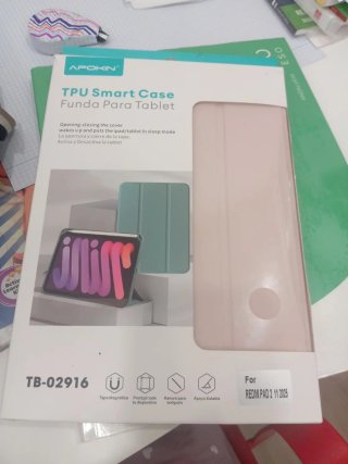 Funda Smart Case TPU para Tablet rosa