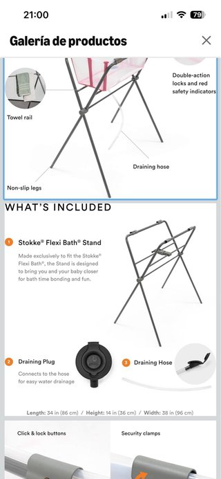 Bañera Stokke Flexi Bath XL