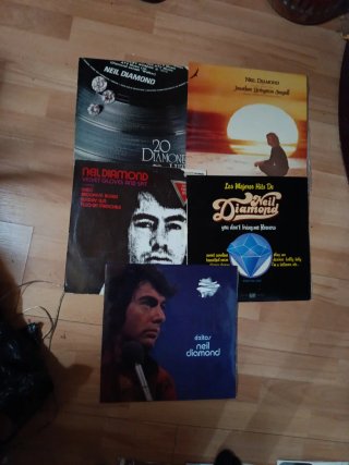Lote 5 Vinilos Neil Diamond Pop Rock
