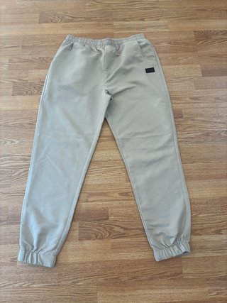 Pantalón jogger beige hombre talla M