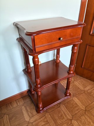 Mesa Auxiliar de Madera para Teléfono