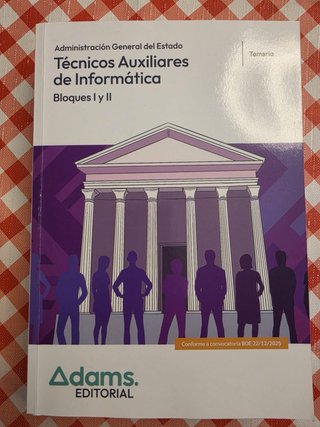 Temario curso Técnico Auxiliar informático