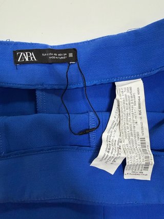 Zara Falda pantalón azul – XS