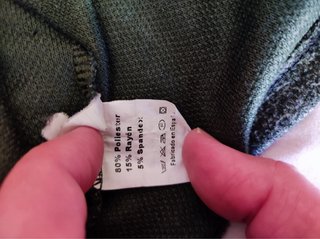 Camiseta manga larga verde - Talla XL