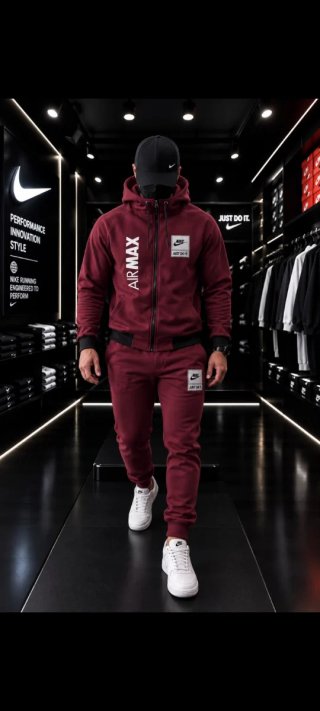 Conjunto deportivo Nike MAX Rojo
