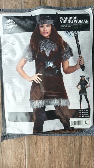 Disfraz Vikinga Mujer Guerrera Talla L