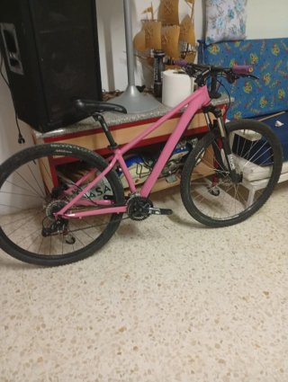 Bicicleta Montaña Rosa
