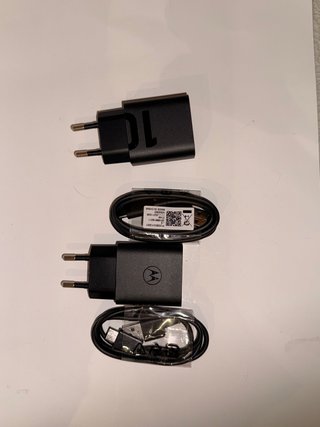 Lote cargadores Motorola + cables