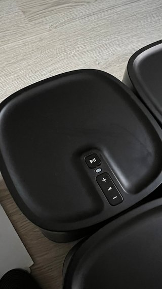 4x Colunas Som WiFi Sonos Play:1 Pretas