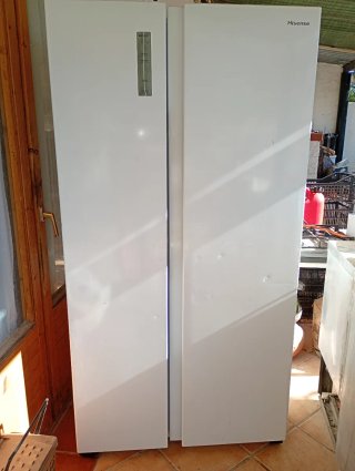 Nevera Blanca con Panel Digital