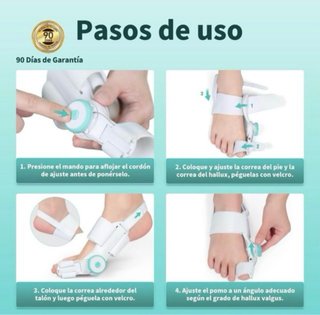 Corrector de juanetes ajustable