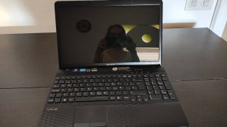 Ordenador Sony Vaio Negro para piezas o reparación