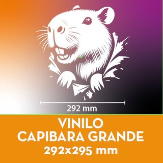 VINILO CAPIBARA GRANDE 292X295 mm.