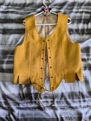 Chaleco de Huertana Amarillo talla 18