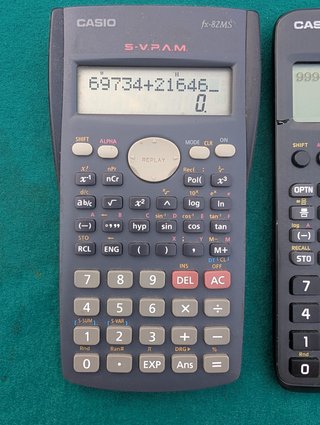 Pack 2 Calculadoras Científicas Casio