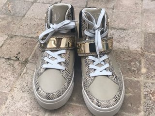 Sneakers Armani Jeans Beige Oro Nuove