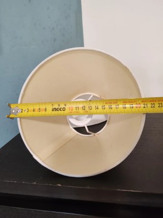 Coppia di Paralumi Tronco-Conici Beige