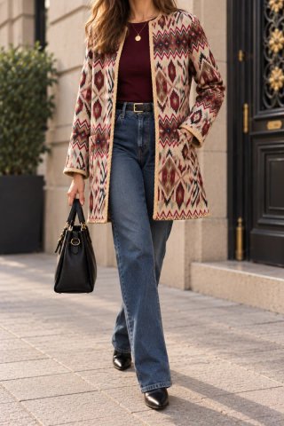 BLAZER / CHAQUETA / KAFTÁN ÉTNICO COCONUT TALLA L