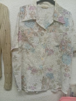Camisa Vintage Floral Talla L