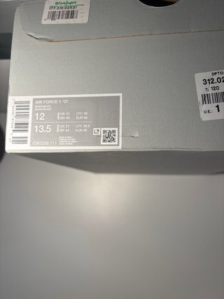 Nike Air Force 1 Blancas Nuevas con  Etiquetas
