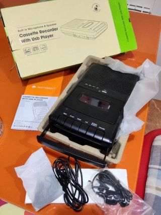 Grabadora de Cassette con USB