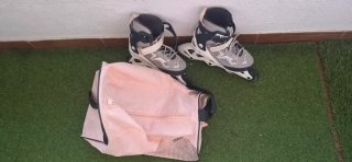 Patines en línea + bolsa de transporte
