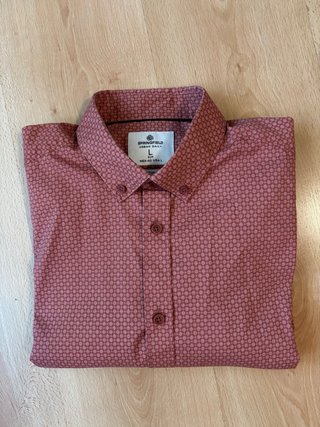 Camisa Springfield Roja Estampada Talla L