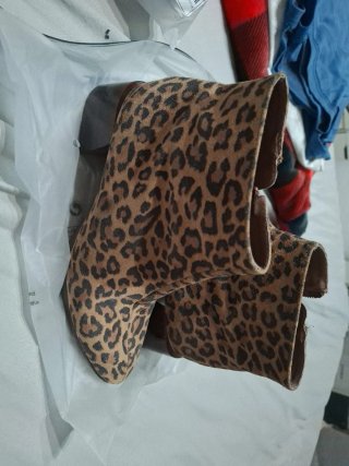 Botines Animal Print Talla 36