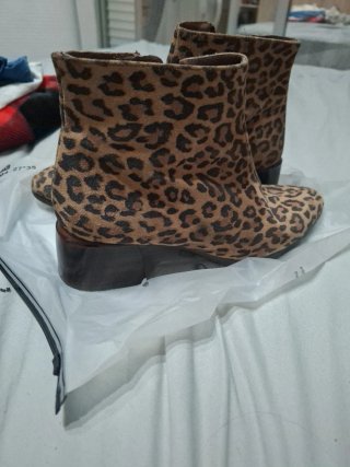 Botines Animal Print Talla 36