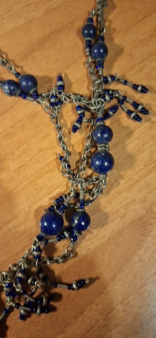 Bigiotteria collane blu e argento